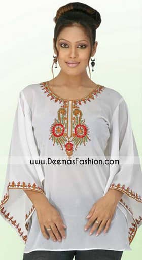 Designer-Wear--White-top