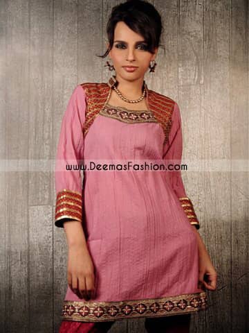 Latest-Stylish-Pink-Kurta-Wear