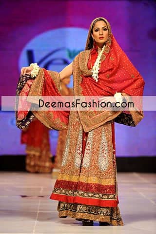 Multi Long Shirt Bridal Wear Sharara