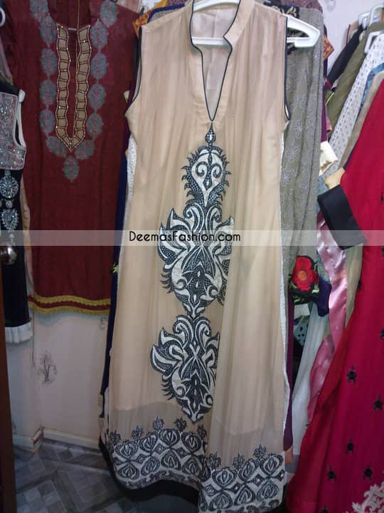 designer dress on Pakistani Casual Wear Light Brown Designer Clothes 2010   Latest