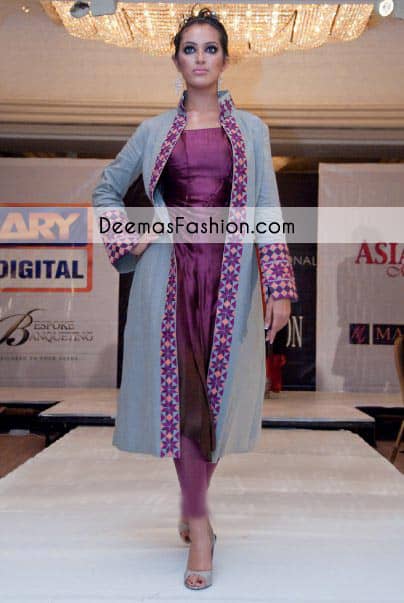 Light Blue Magenta Party Wear Formal Gown Dress
