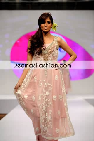 Light Pink Casual Wear Aline Dress
